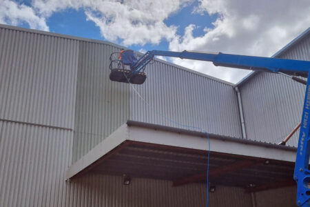 Commercial Roof Cladding Lift
